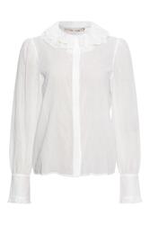 RUE DE FEMME - 221-8021-10 Bibbi skjorte - Hvid
