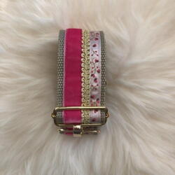 Dryss - Taske Straps - Beige Pink Guld Pink 110cm