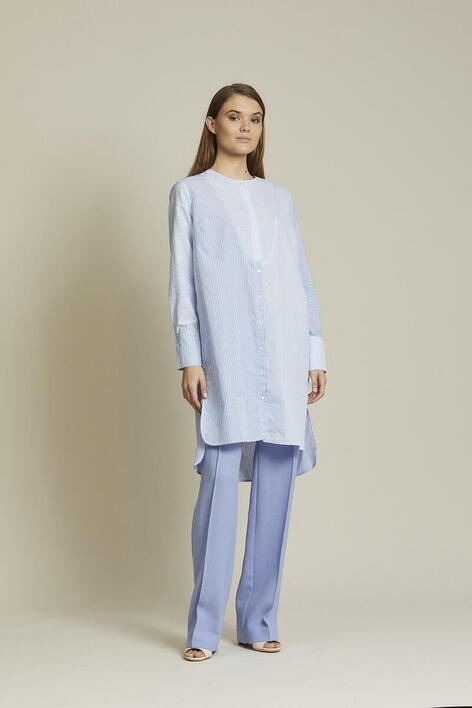RUE DE FEMME - 221-8081-12 - Goa Skjorte Kjole - Blå
