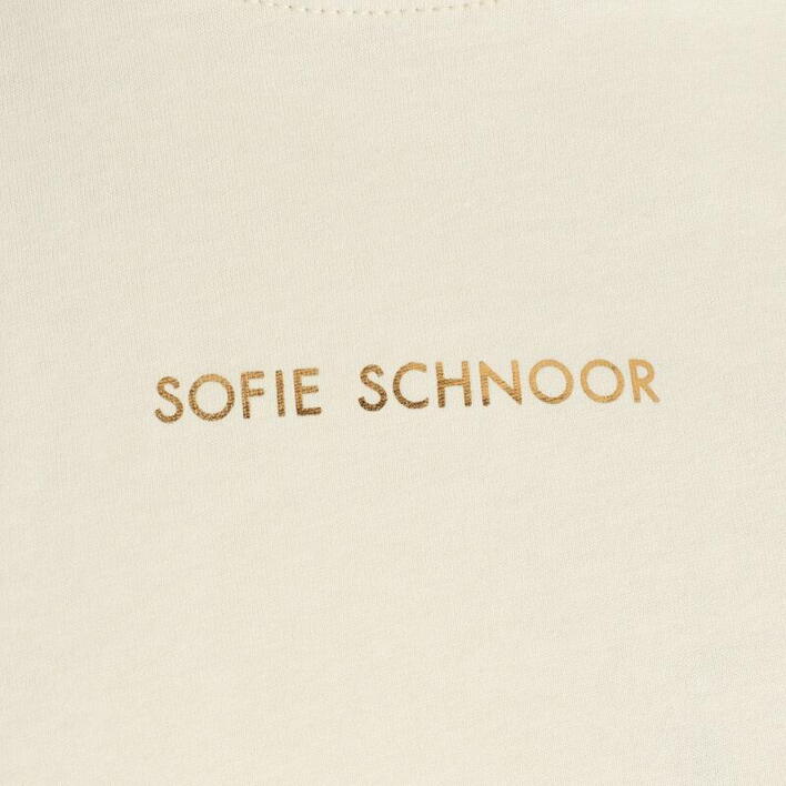 SOFIE SCHNOOR - S224318 - T-shirt - Antique Hvid