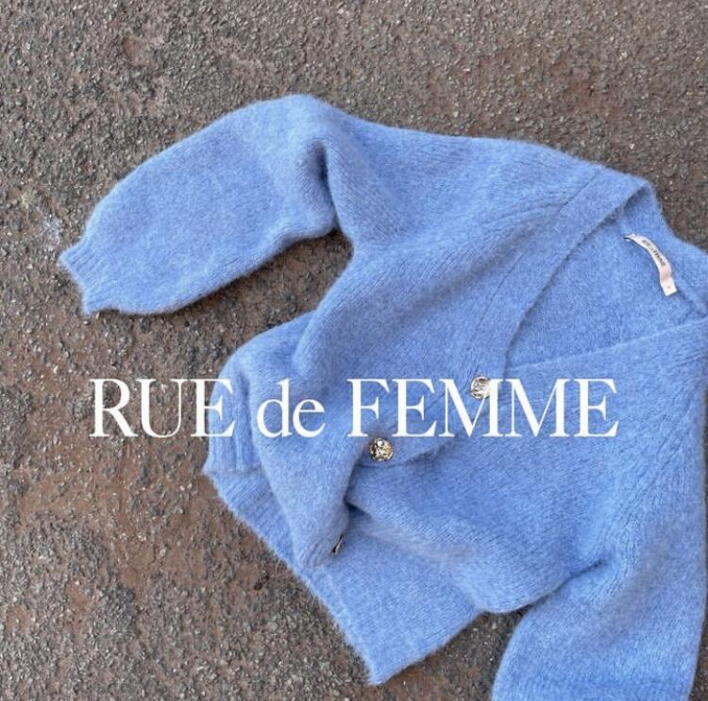 RUE DE FEMME - 234-6873-10 - Magnolia Cardigan - Blå