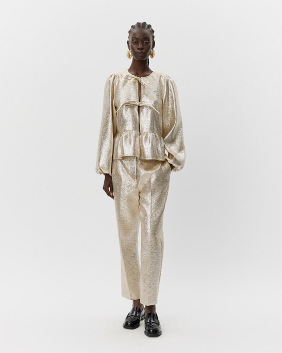 SOFIE SCHNOOR - S254252  - Bukser - Guld