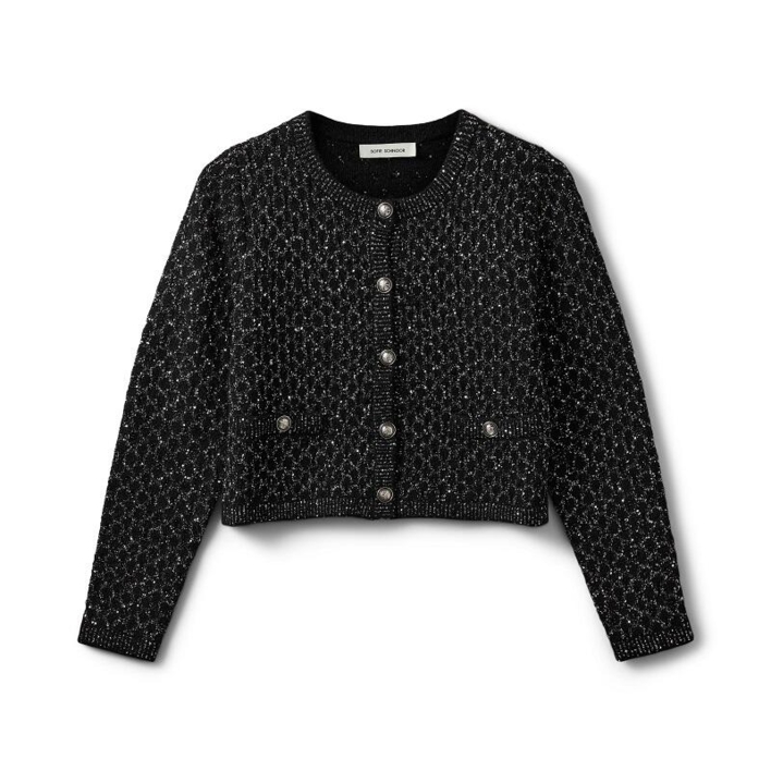 SOFIE SCHNOOR - S254505 - Cardigan - Sort