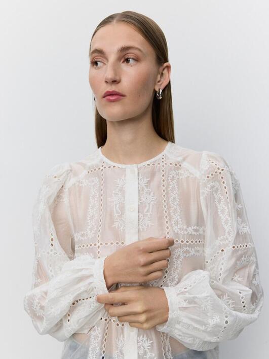 SOFIE SCHNOOR - S263263 - Skjorte - Hvid