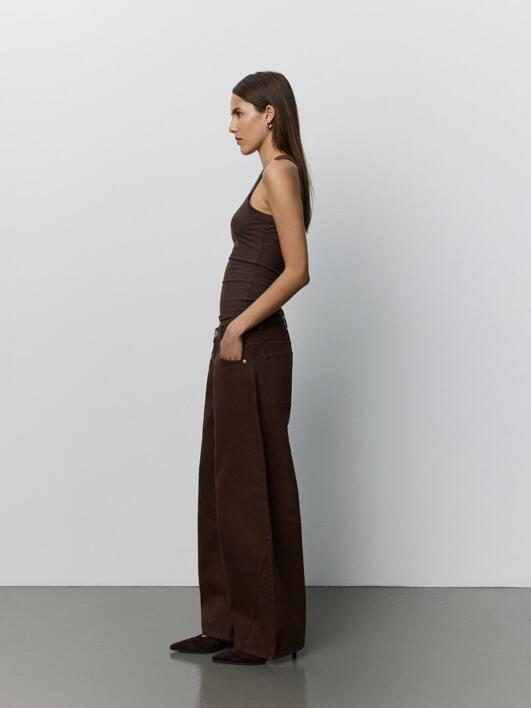 SOFIE SCHNOOR - SNOS709 - Bukser - Brun
