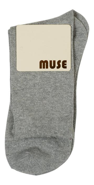 Muse - Lurex Socks - Silver