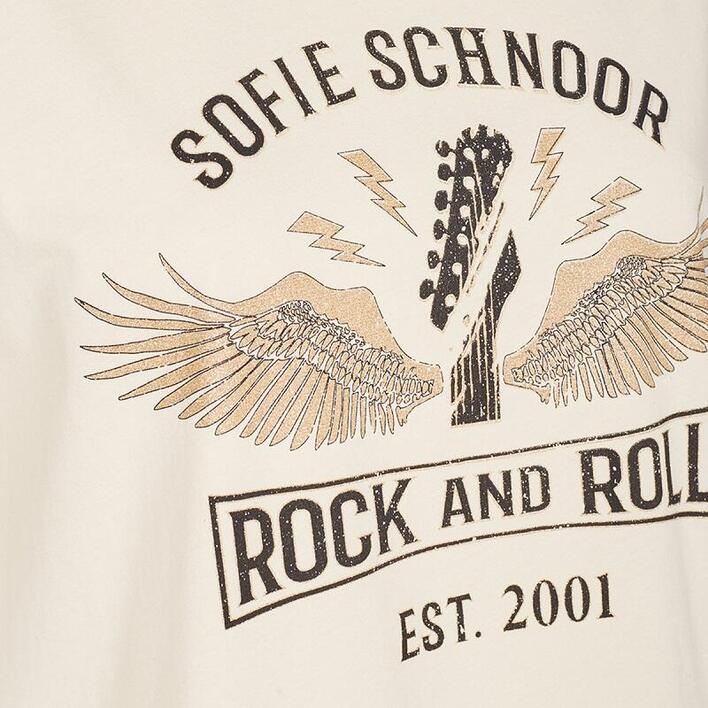 SOFIE SCHNOOR - S204282 - Cady  T-shirt - Hvid