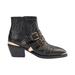 SOFIE SCHNOOR - S213729 - Læder støvle med nitter - Sort
